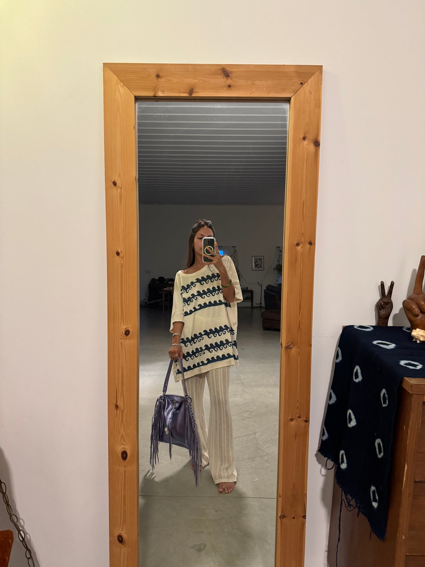 Metallic Fringe Frankie