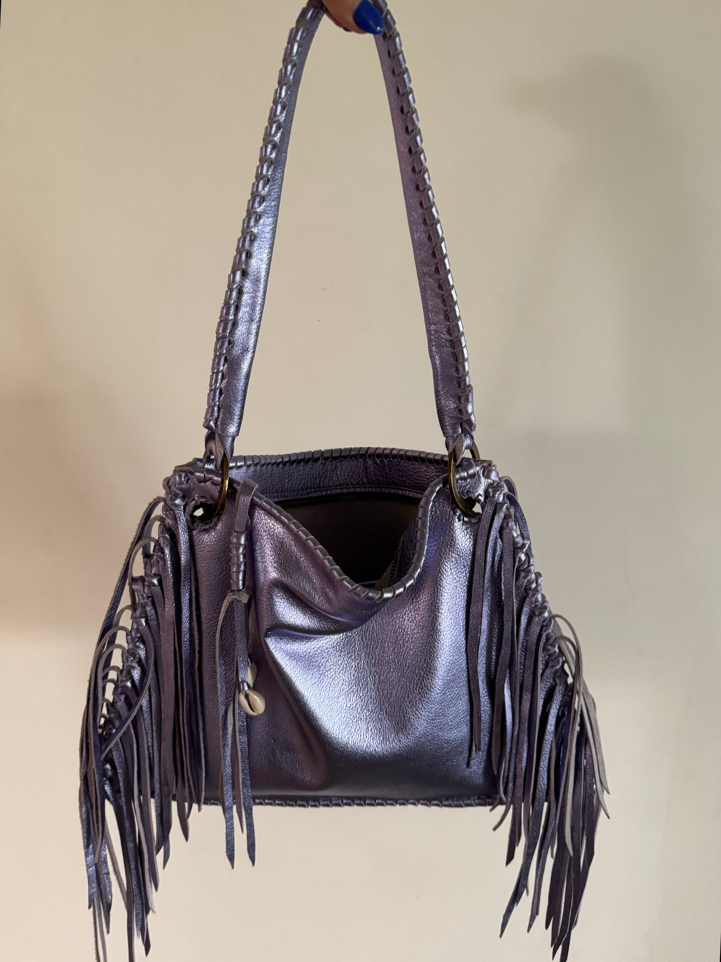 Metallic Fringe Frankie