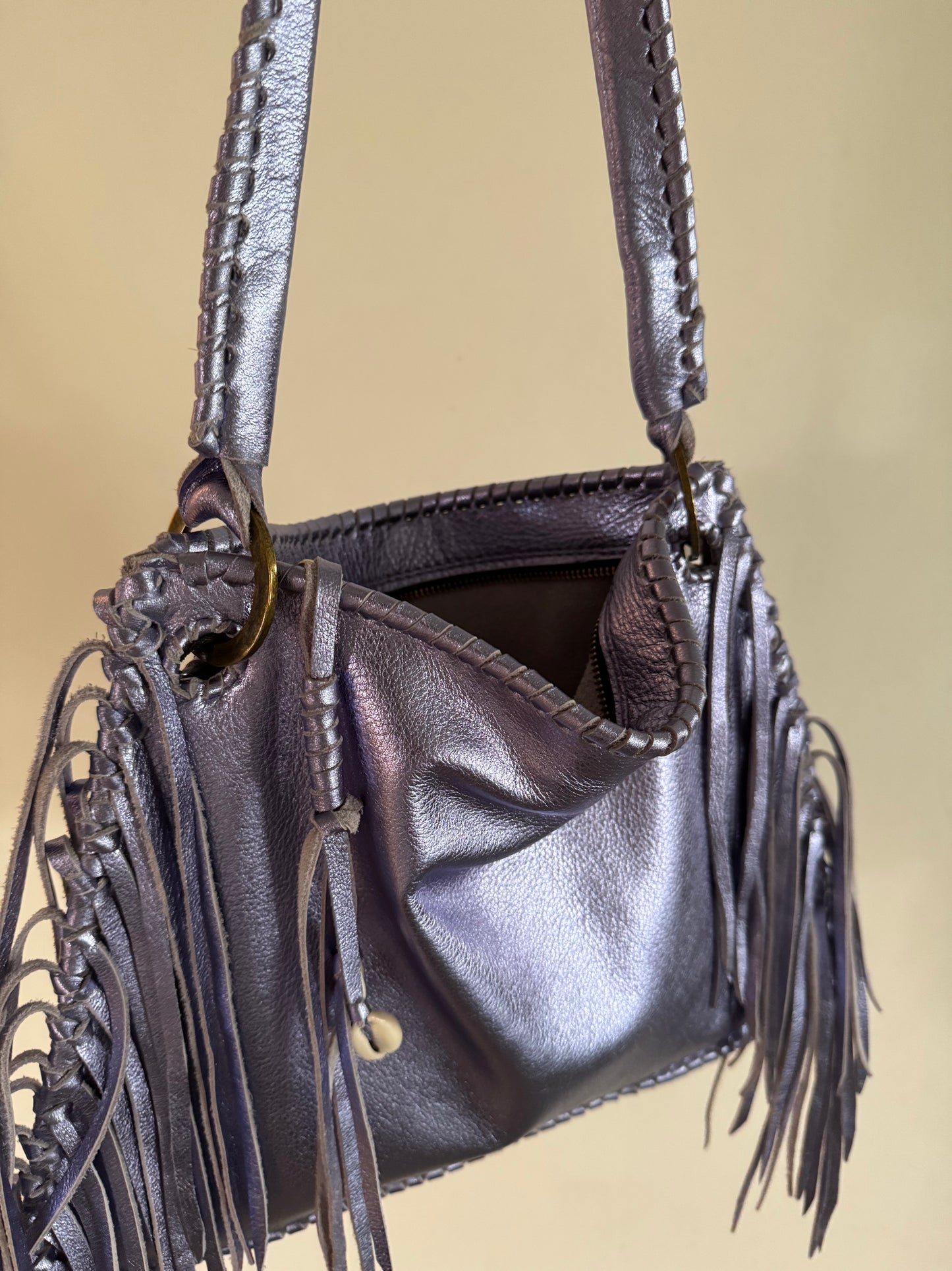 Metallic Fringe Frankie