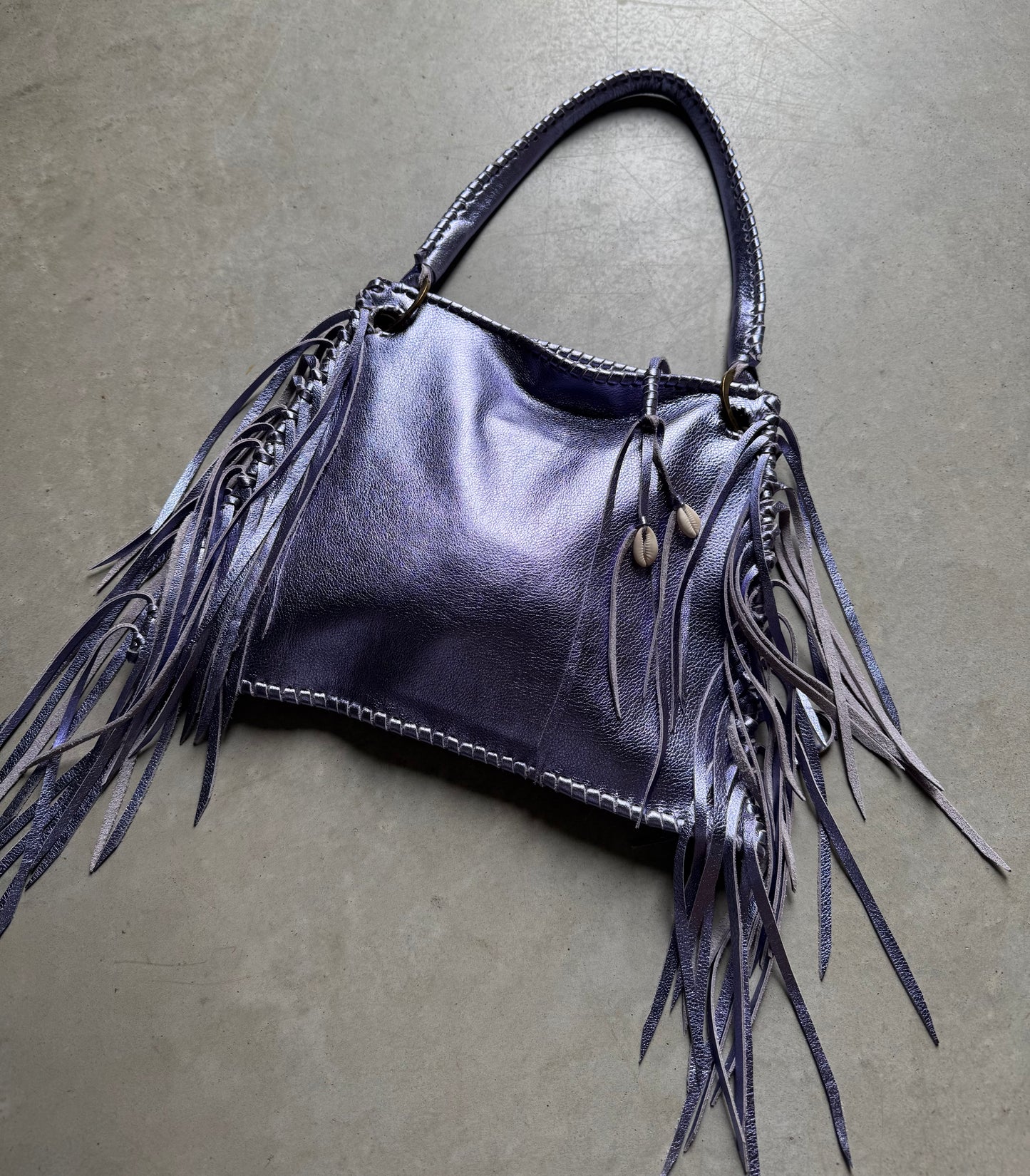 Metallic Fringe Frankie