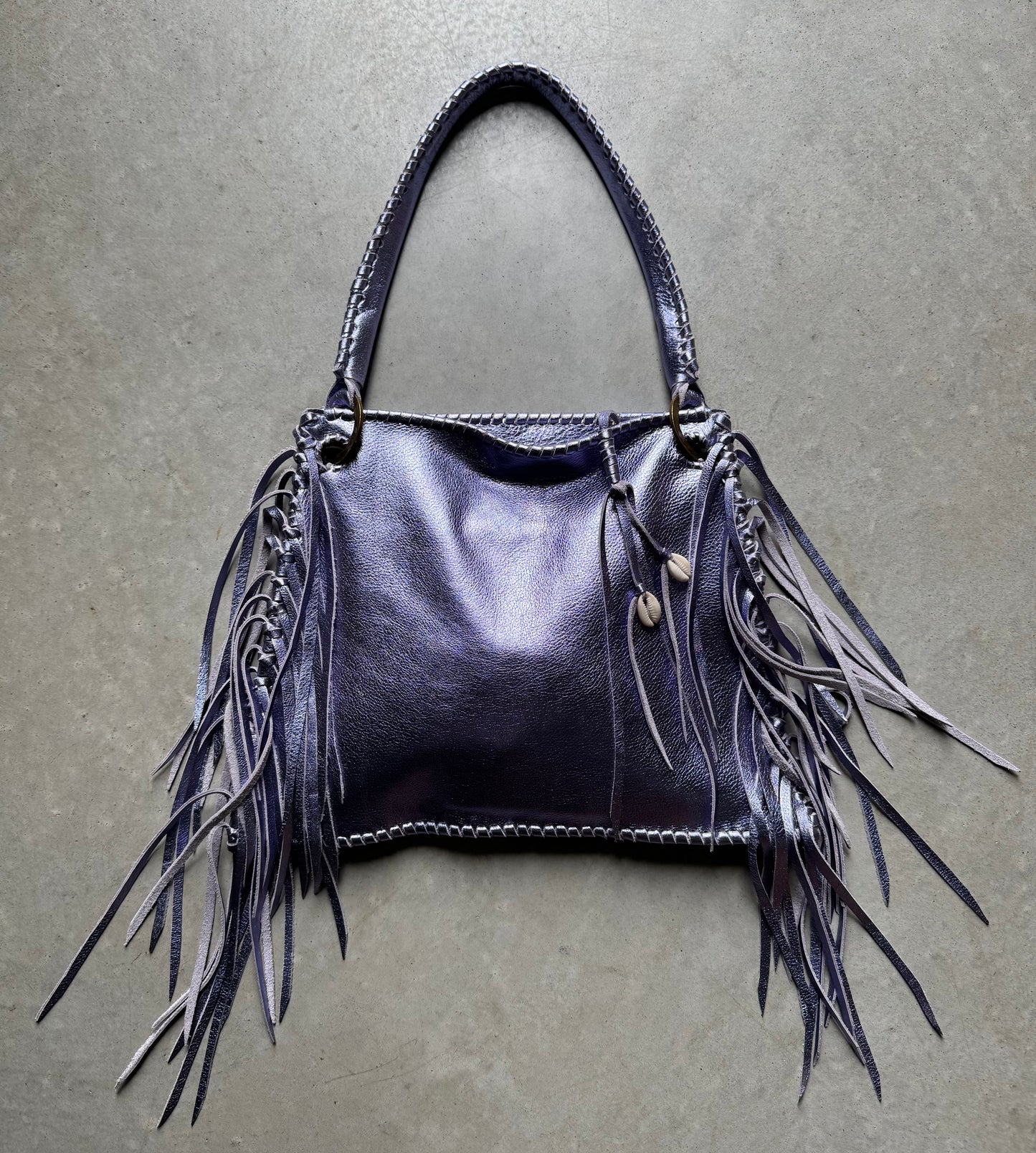 Metallic Fringe Frankie