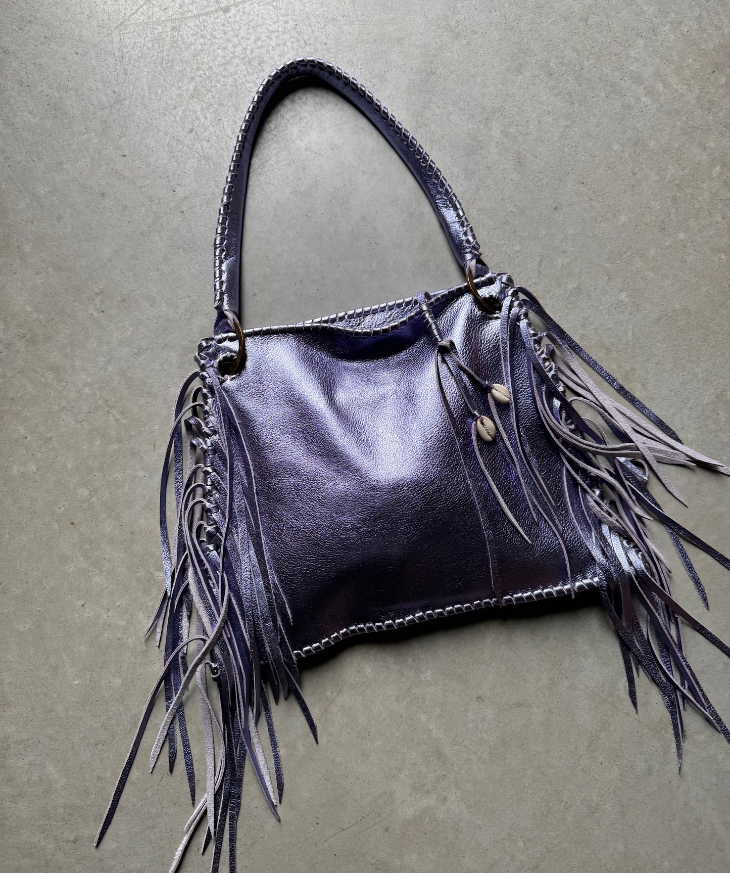 Metallic Fringe Frankie