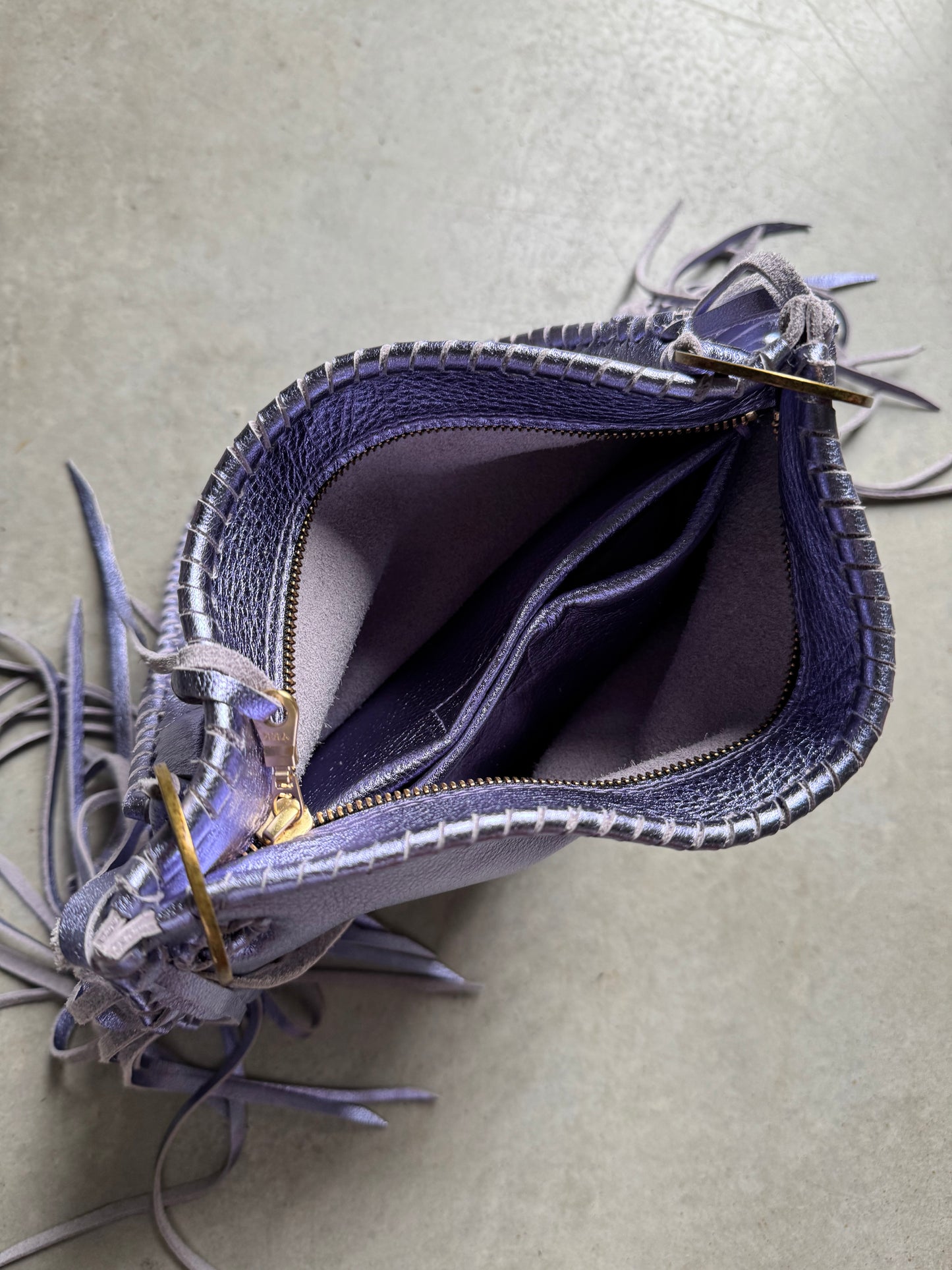 Metallic Fringe Frankie