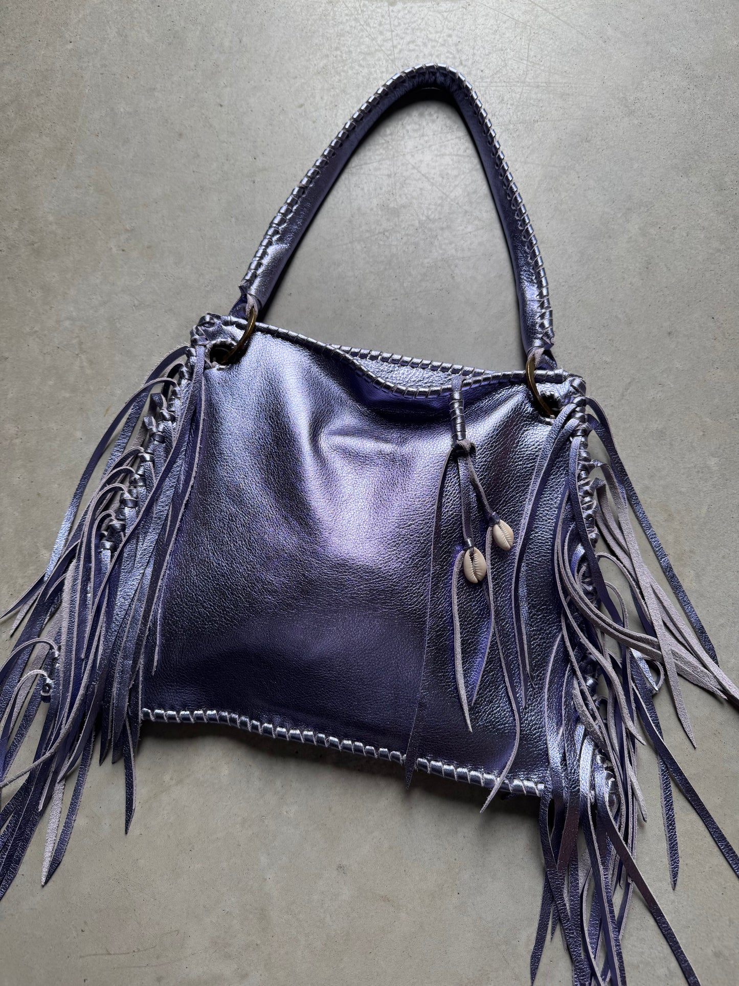 Metallic Fringe Frankie