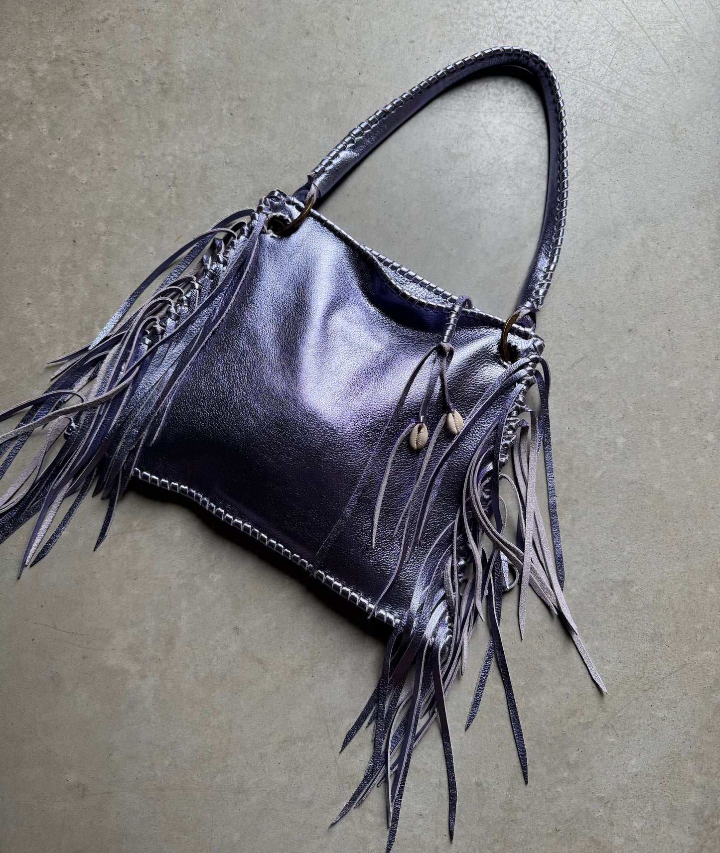 Metallic Fringe Frankie