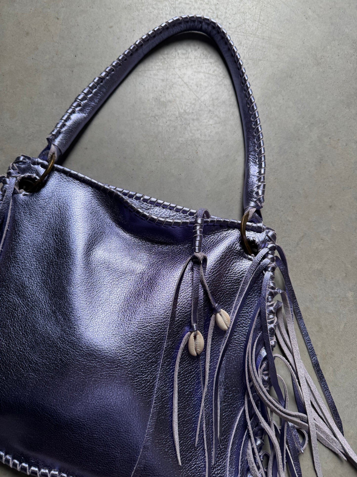 Metallic Fringe Frankie