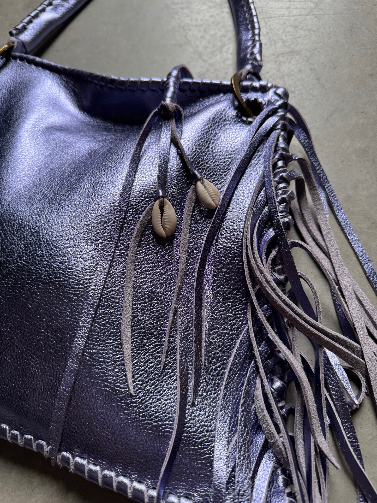 Metallic Fringe Frankie