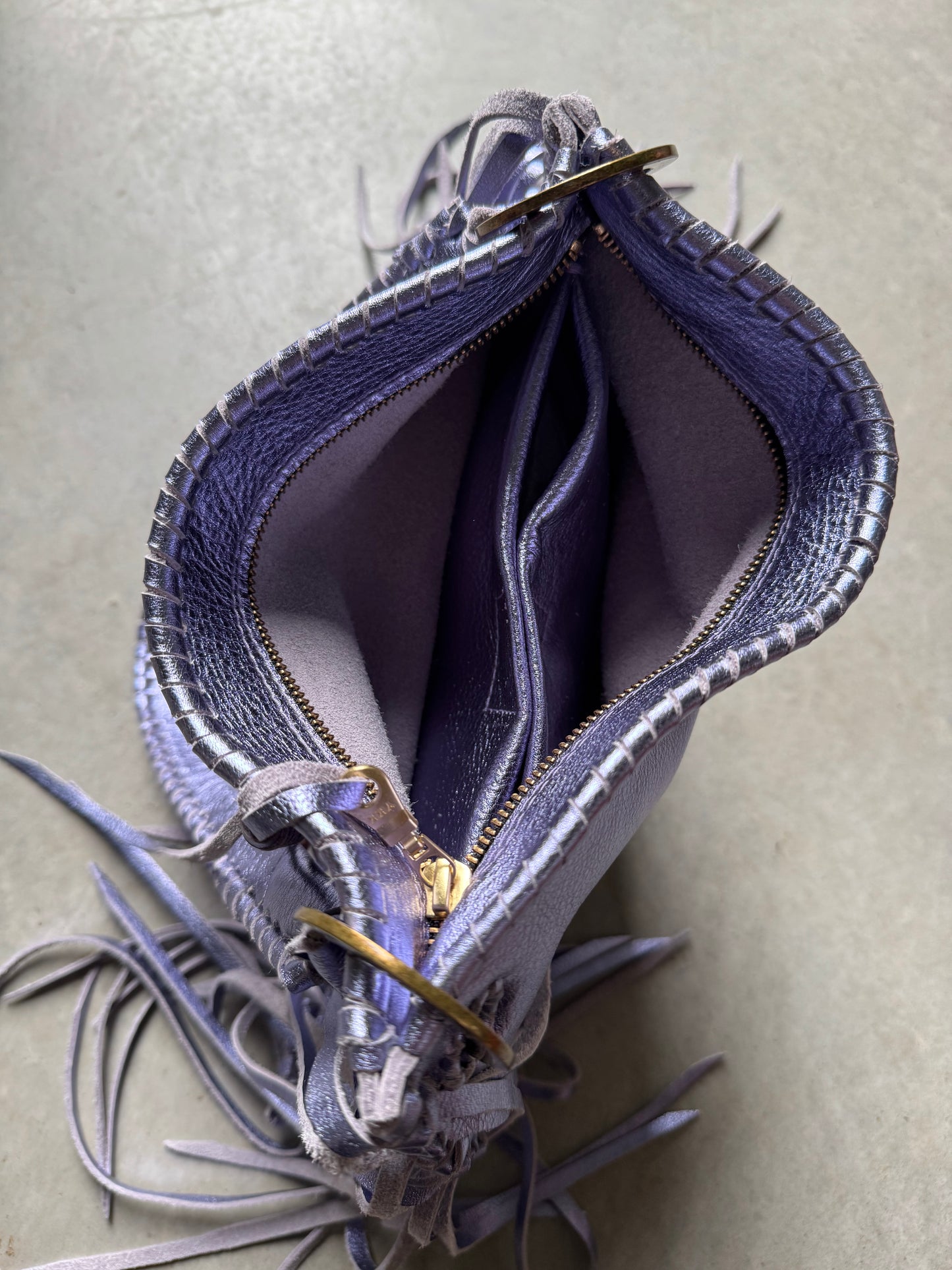 Metallic Fringe Frankie