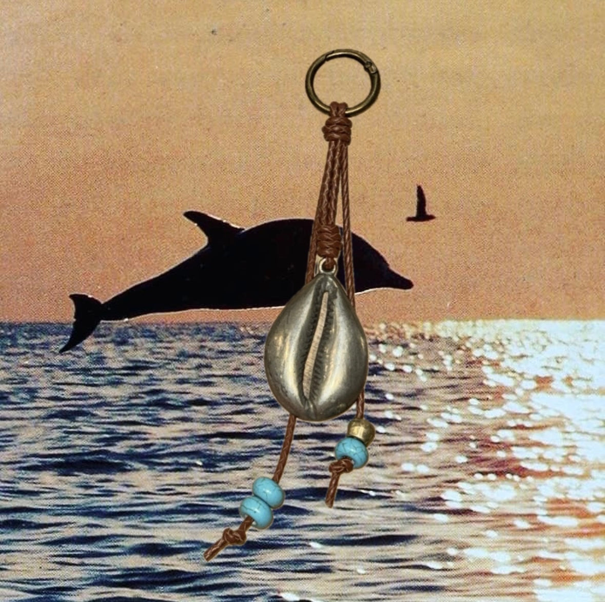 Chunky Cowrie Bag Charm