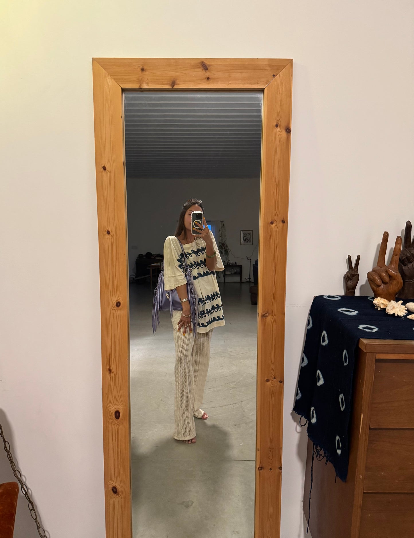 Metallic Fringe Frankie