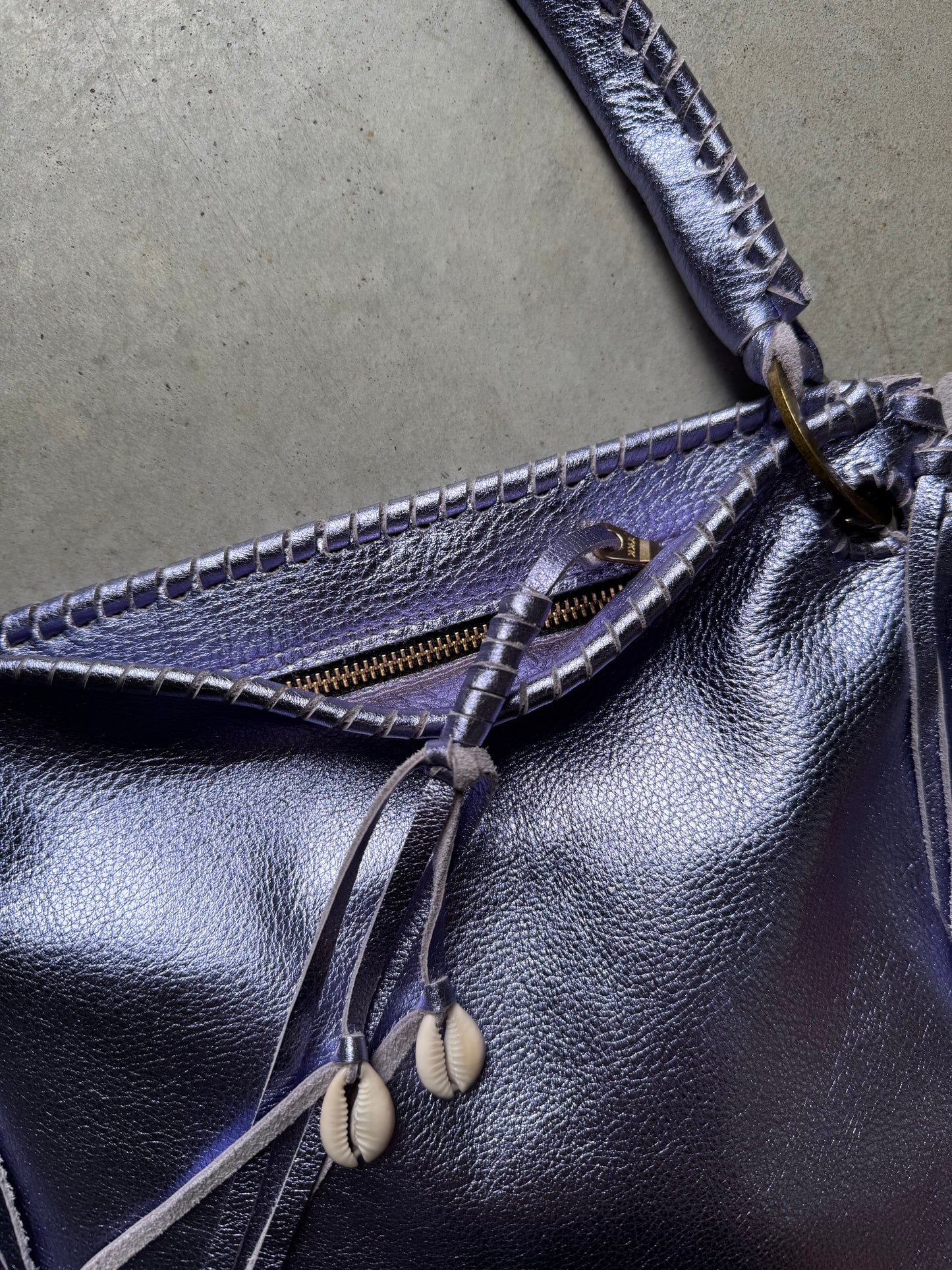 Metallic Fringe Frankie