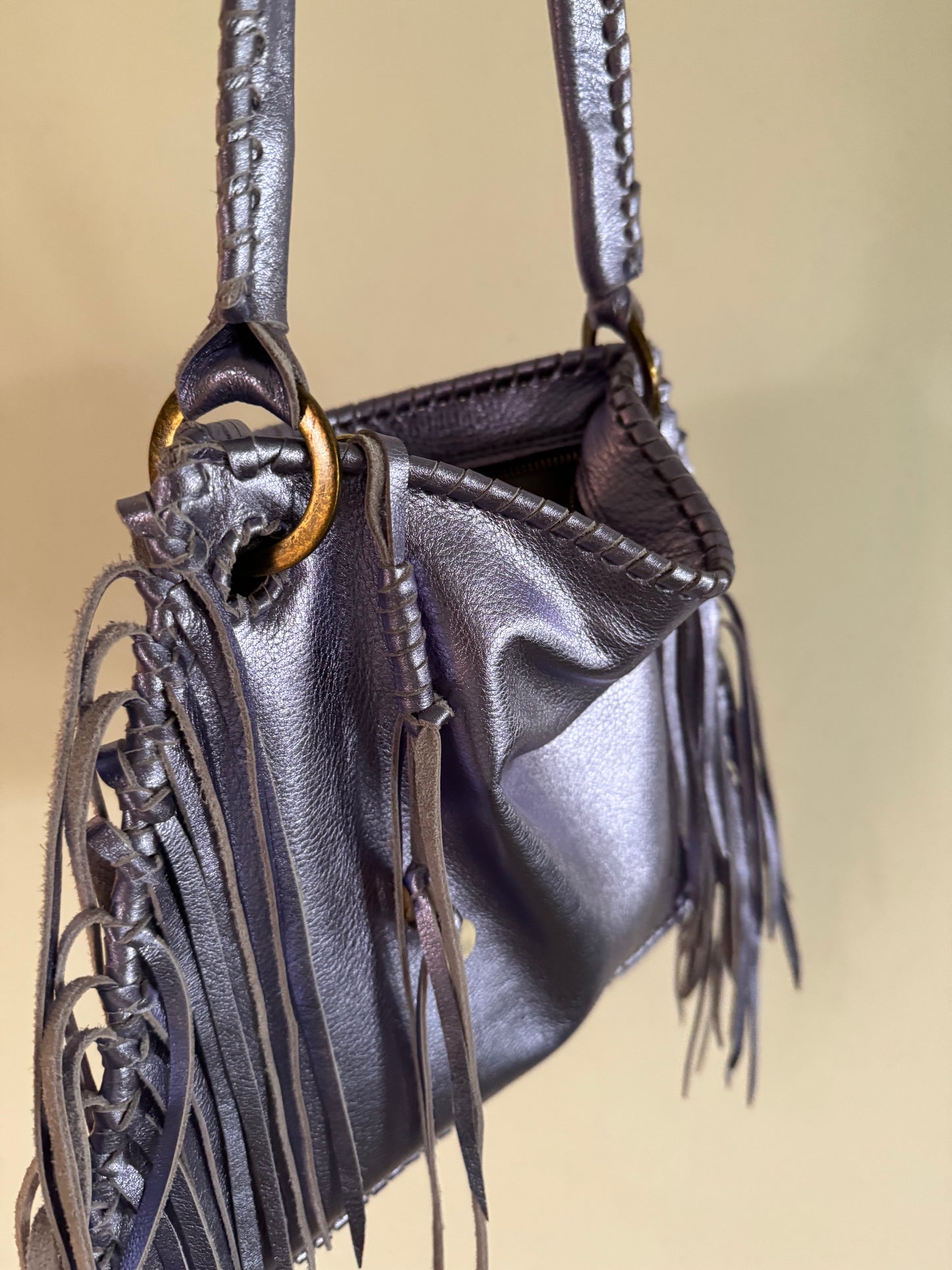 Metallic Fringe Frankie