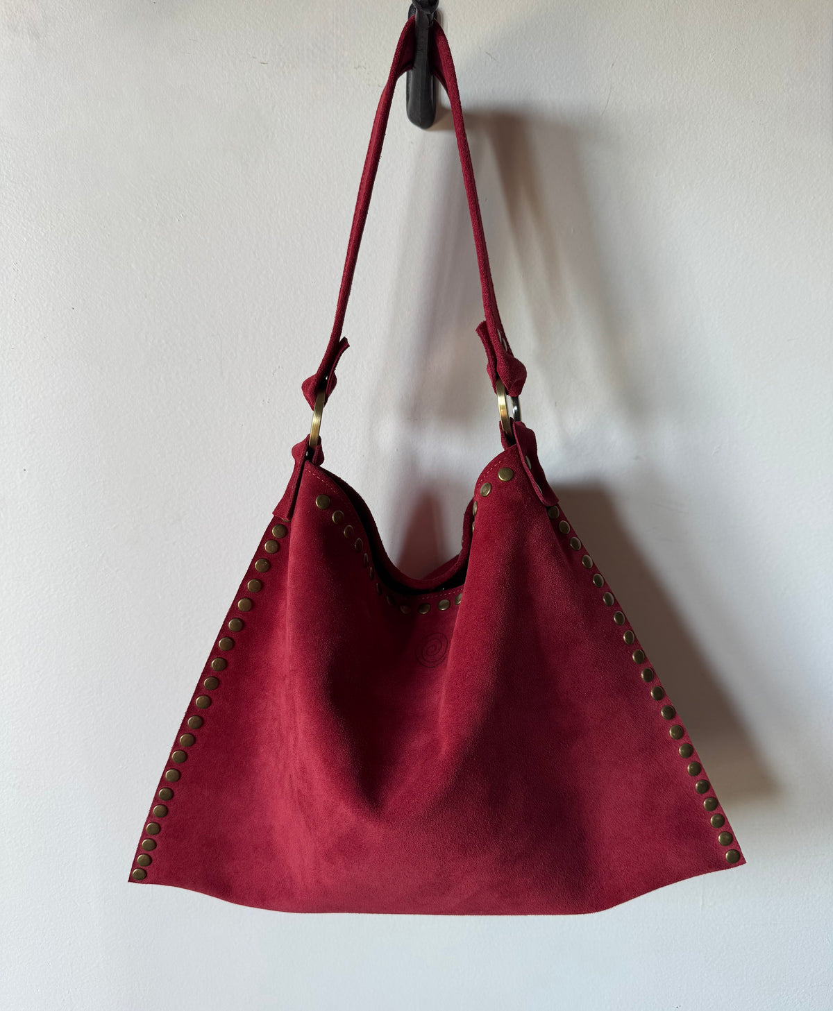 The Brandi Bag in Berry Maroon