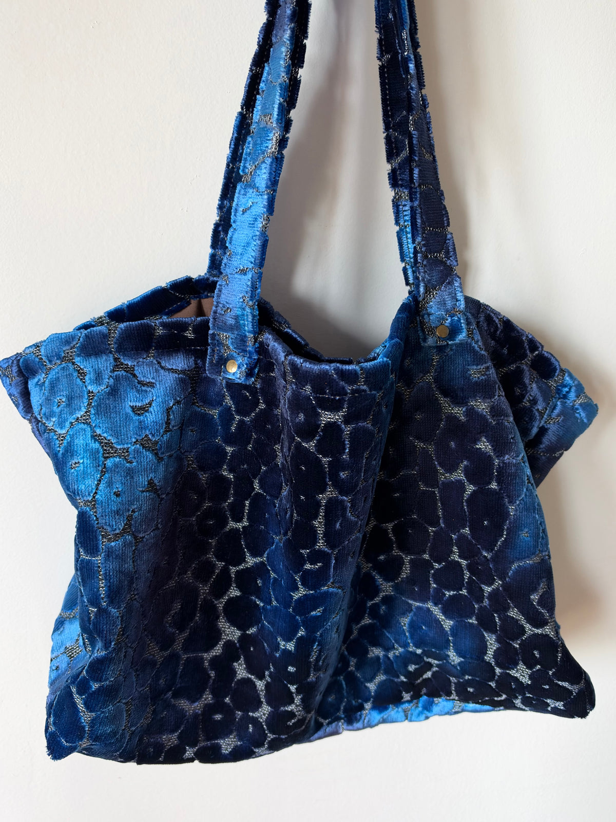 The Tote in Blue Leopard