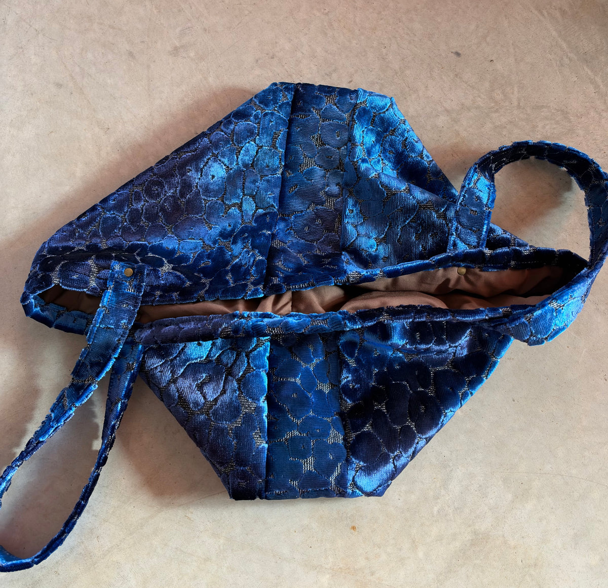 The Tote in Blue Leopard