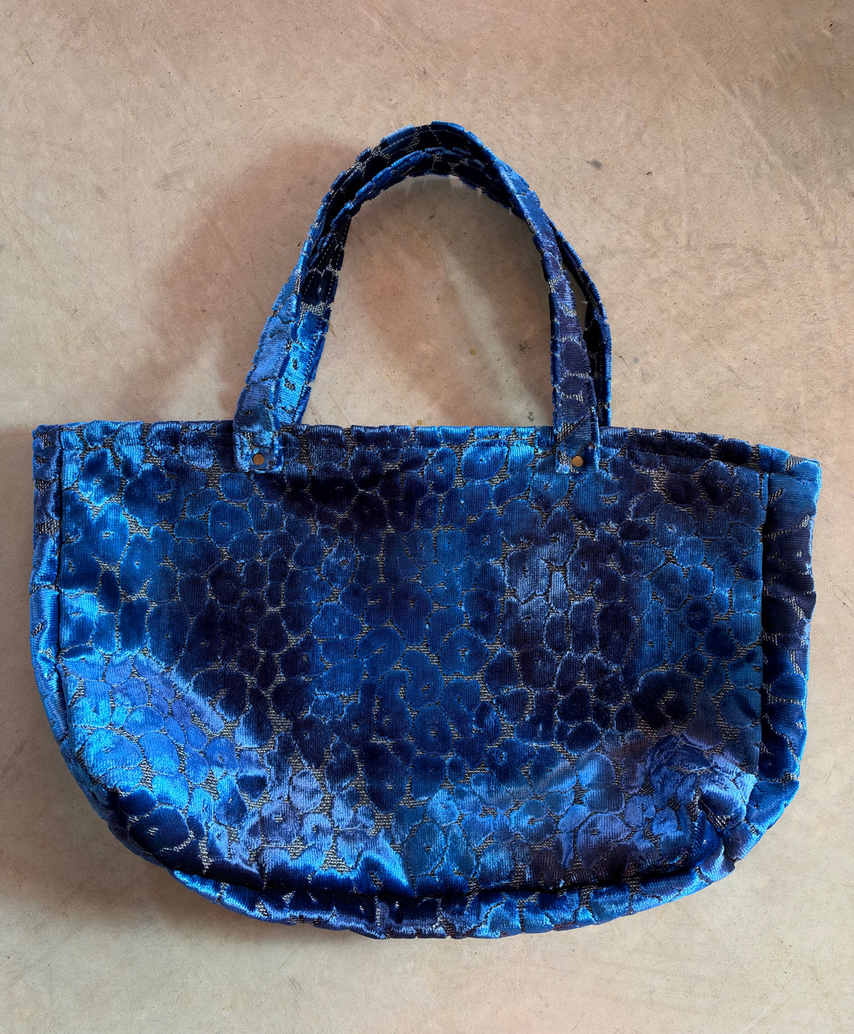 The Tote in Blue Leopard