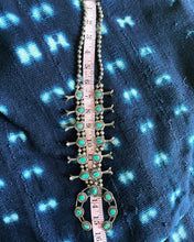 Vtg. Turquoise Squash Blossom