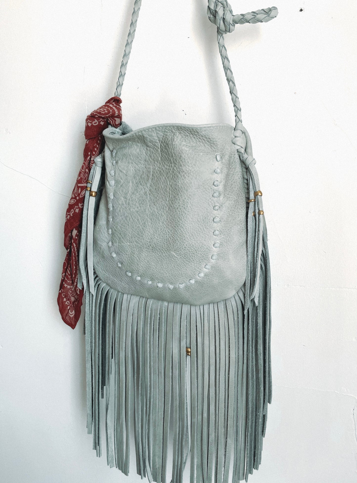 Faded Sweetgrass Fringe Lg