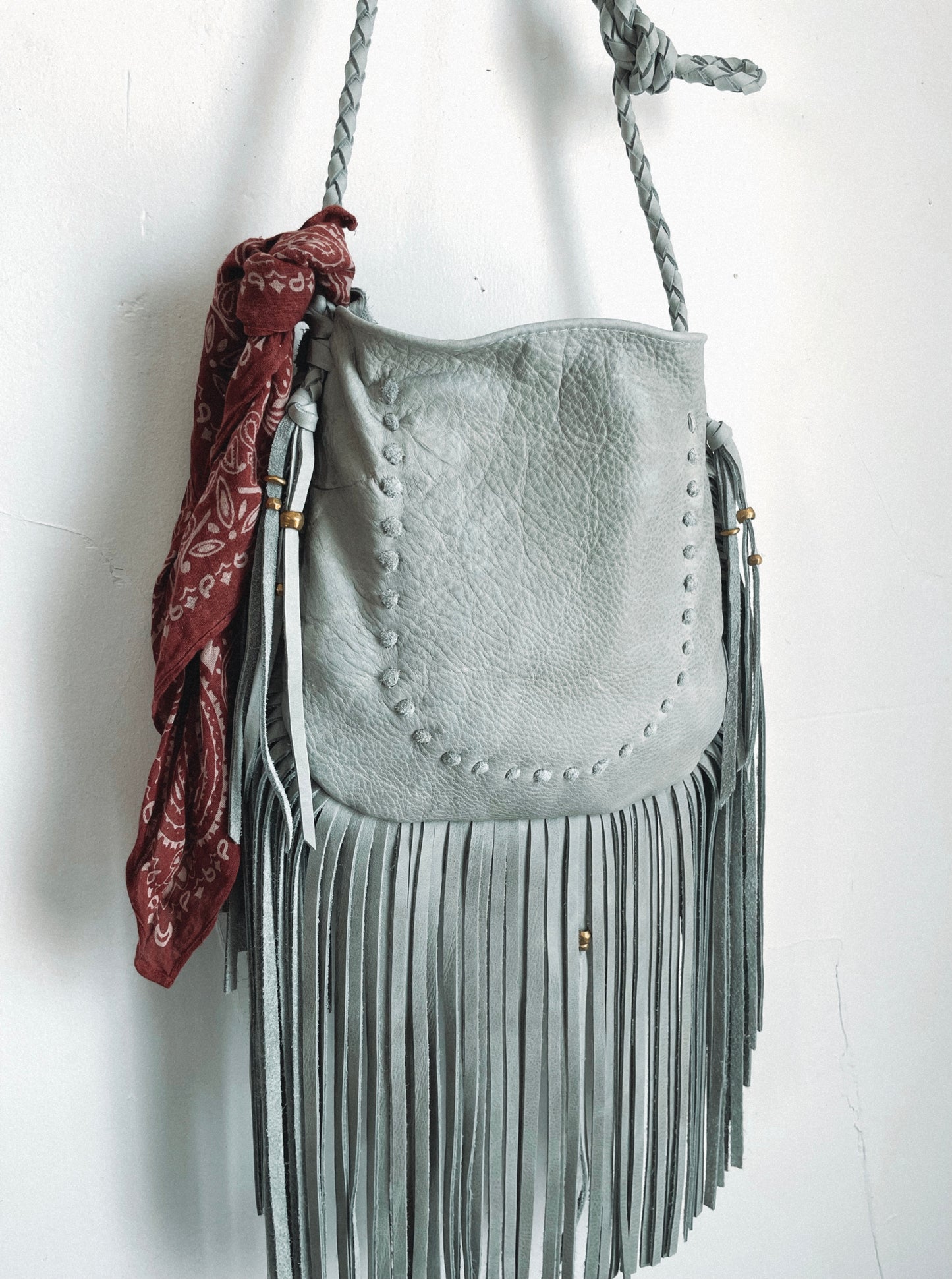 Faded Sweetgrass Fringe Lg